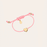 Kids Heart with Diamond Fortune Bracelet Fortune Zoe Lev Jewelry
