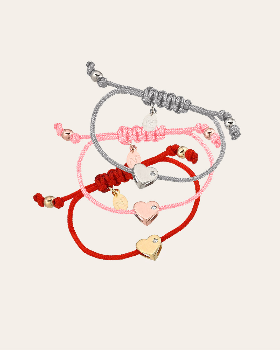 Kids Heart with Diamond Fortune Bracelet Fortune Zoe Lev Jewelry