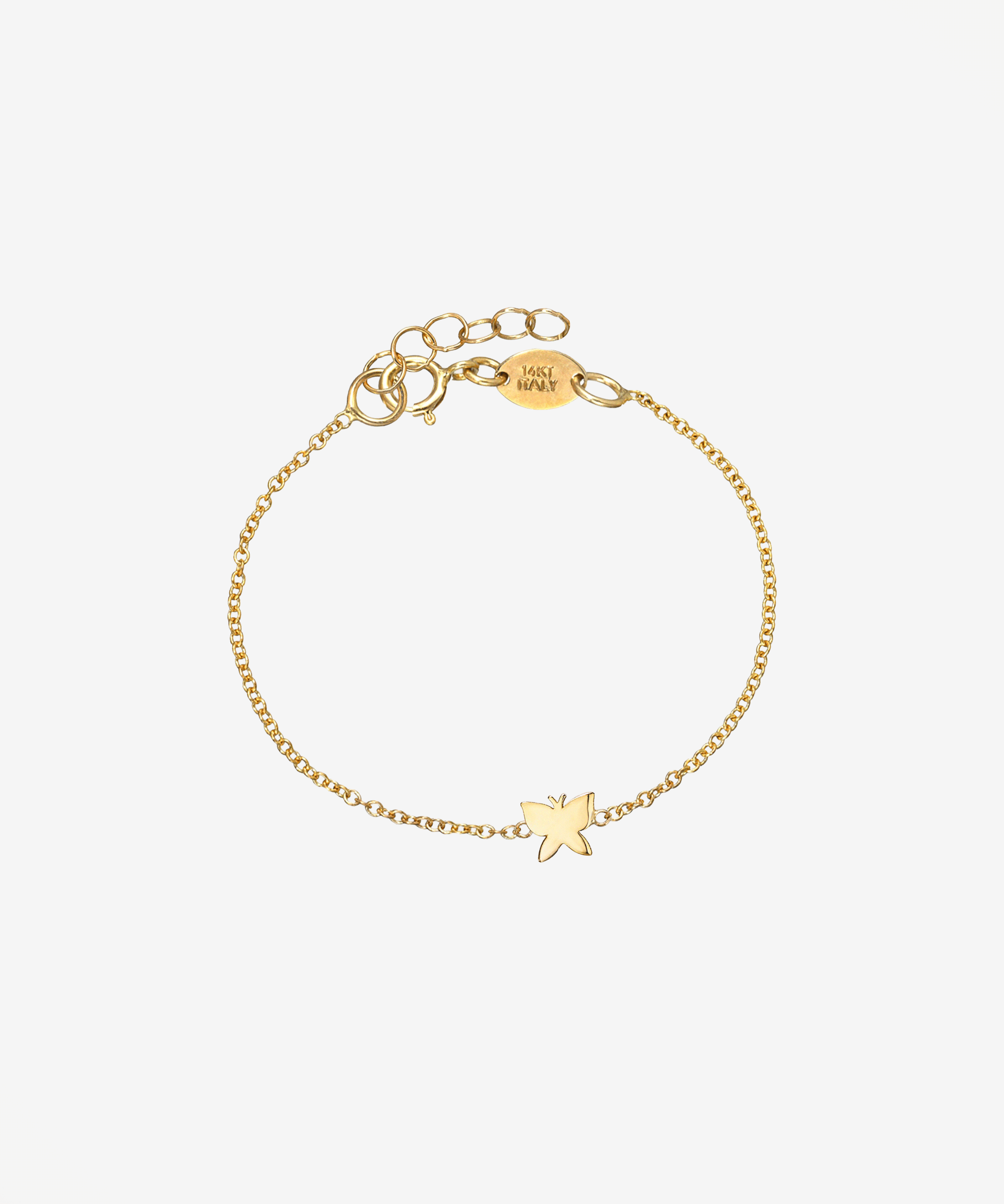 Kids 14K Gold Charm Bracelet Kids Zoe Lev Jewelry