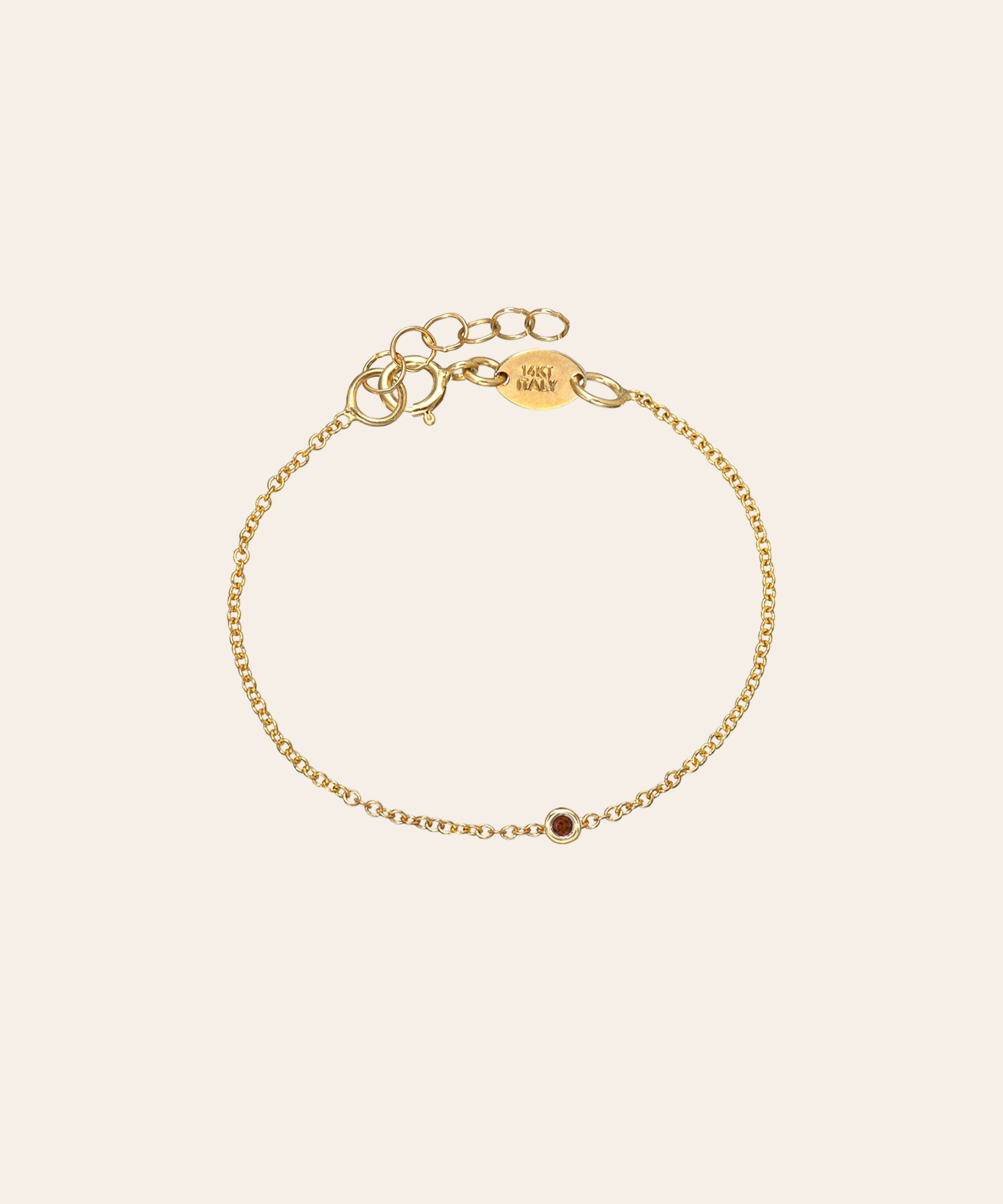 Kids Mini Birthstone Bezel Bracelet Kids Zoe Lev Jewelry