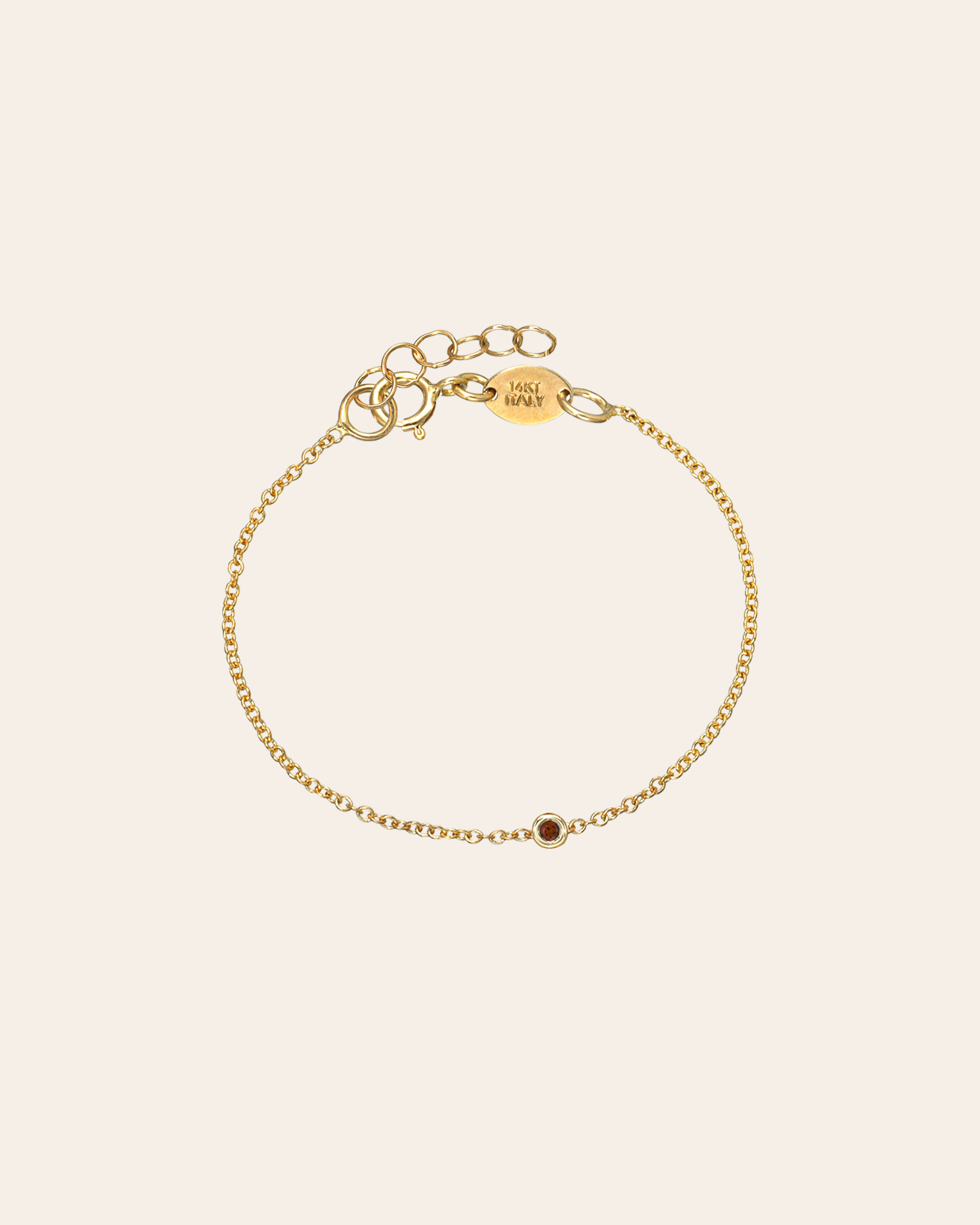 Kids Mini Birthstone Bezel Bracelet Kids Zoe Lev Jewelry