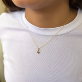 Kids 14k Gold Initial Necklace Kids Zoe Lev Jewelry