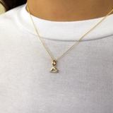 Kids 14k Gold Zodiac Necklace Kids Zoe Lev Jewelry