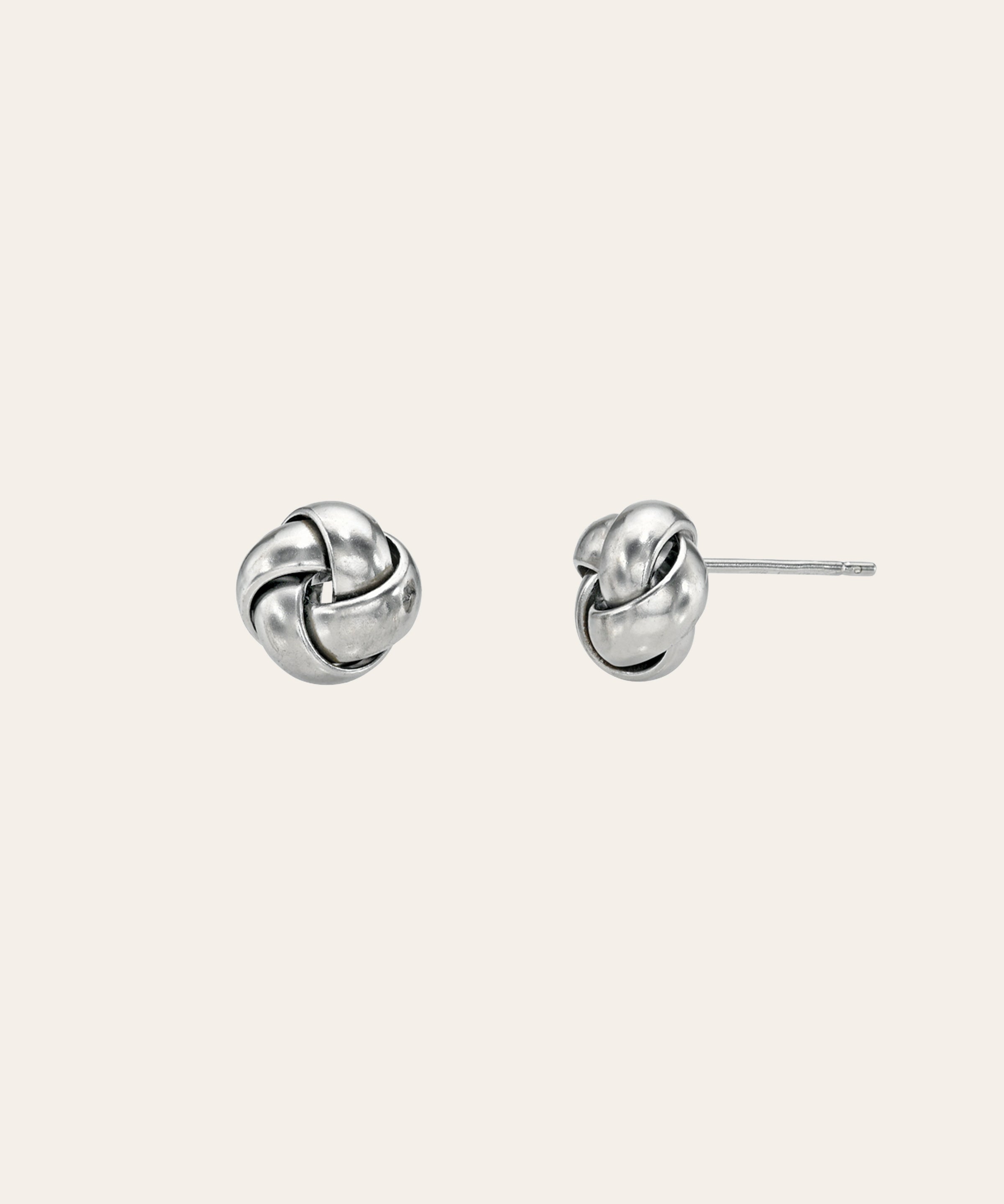 Knot Studs Vermeil Zoe Lev Jewelry