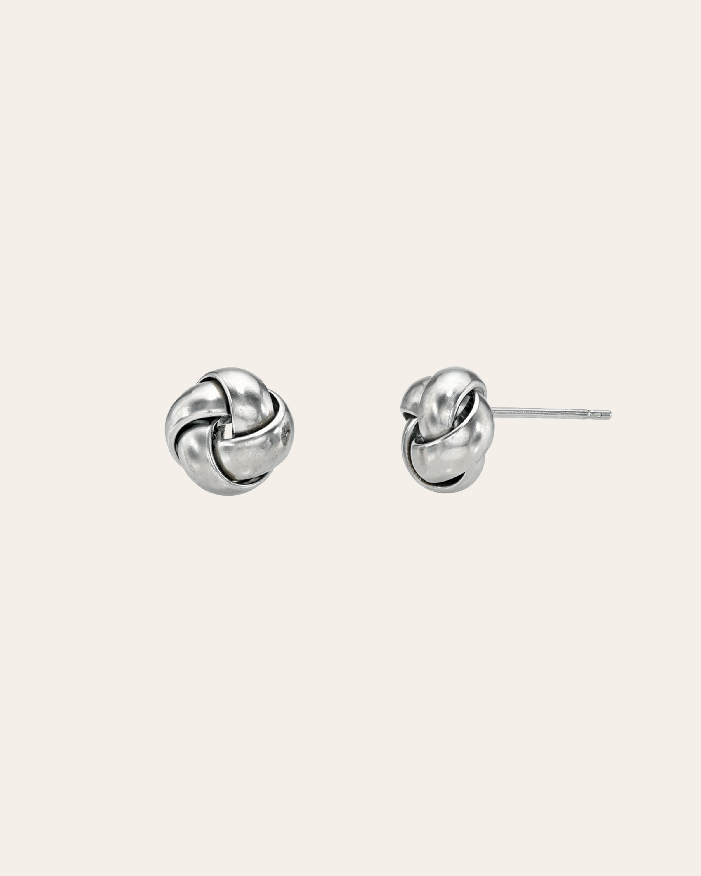 Knot Studs Vermeil Zoe Lev Jewelry