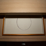 Lab Diamond Graduated Bezel Tennis Necklace Tennis Necklace Zoe Lev Jewelry