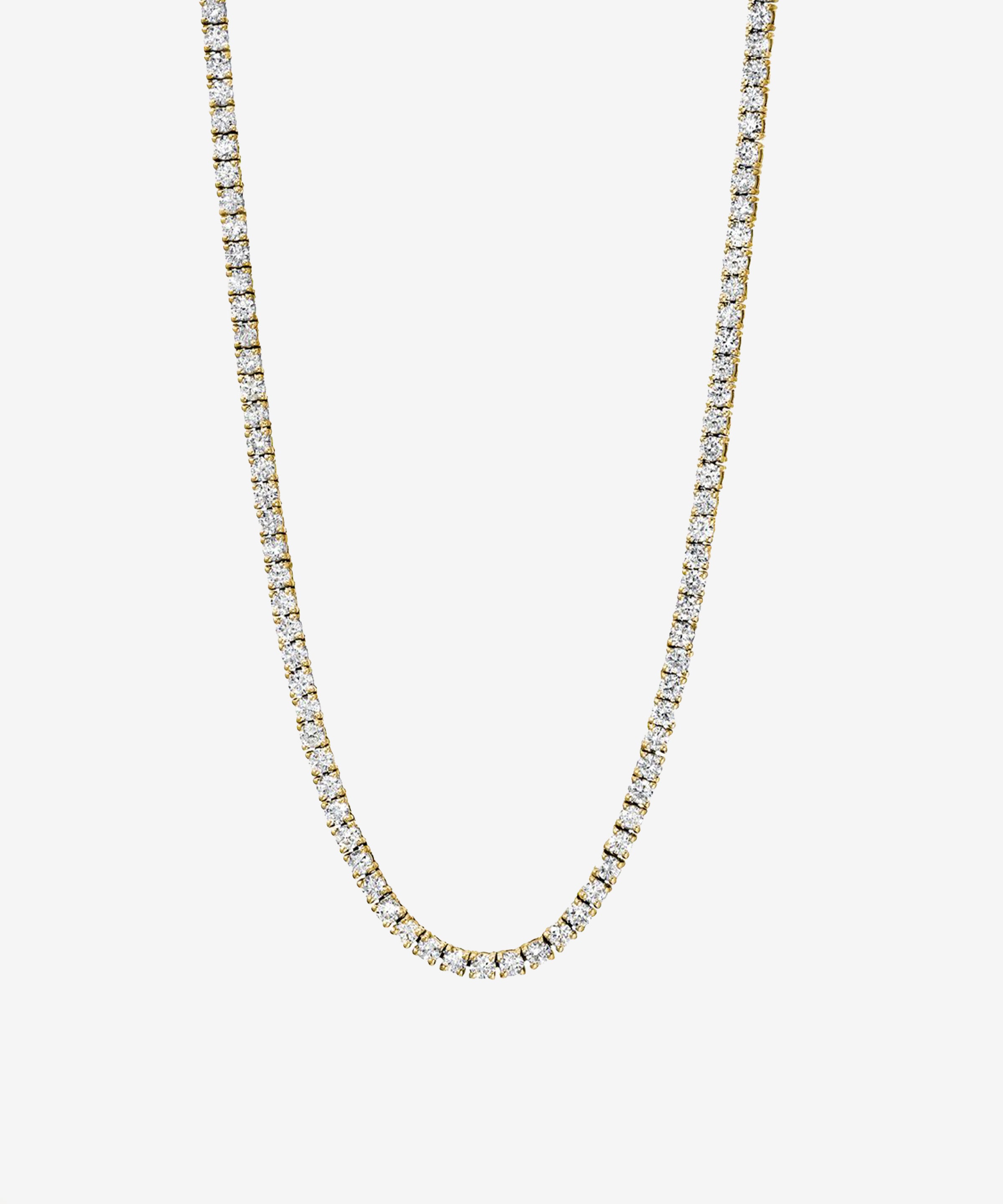 Lab Diamond 4 Prong Tennis Necklace Tennis Necklace Zoe Lev Jewelry