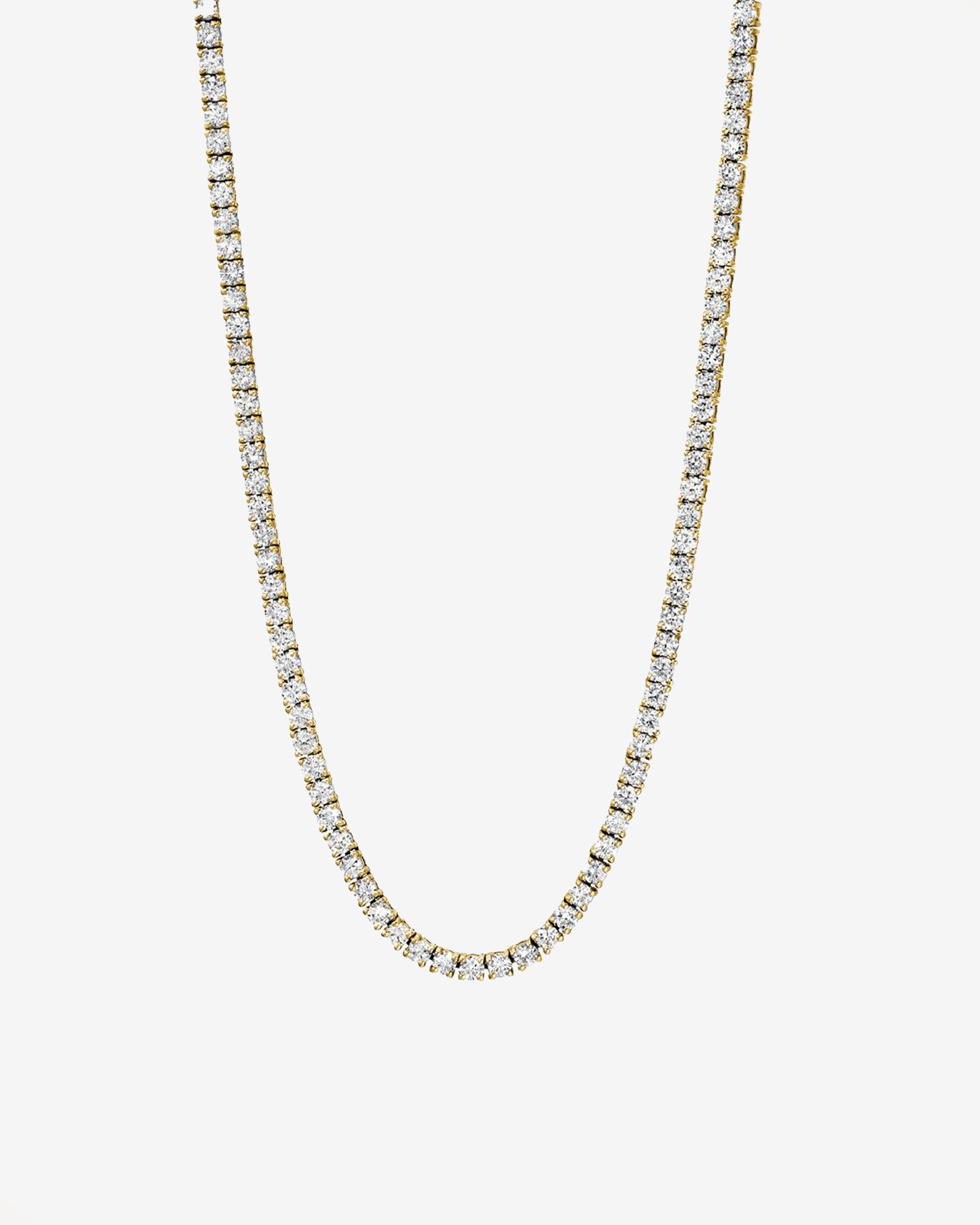 Lab Diamond 4 Prong Tennis Necklace Tennis Necklace Zoe Lev Jewelry