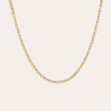 Lab Diamond 3 Prong Tennis Necklace Tennis Zoe Lev Jewelry