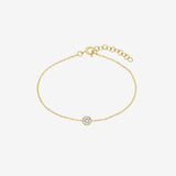 Lab Diamond Bezel Bracelet Zoe Lev Jewelry
