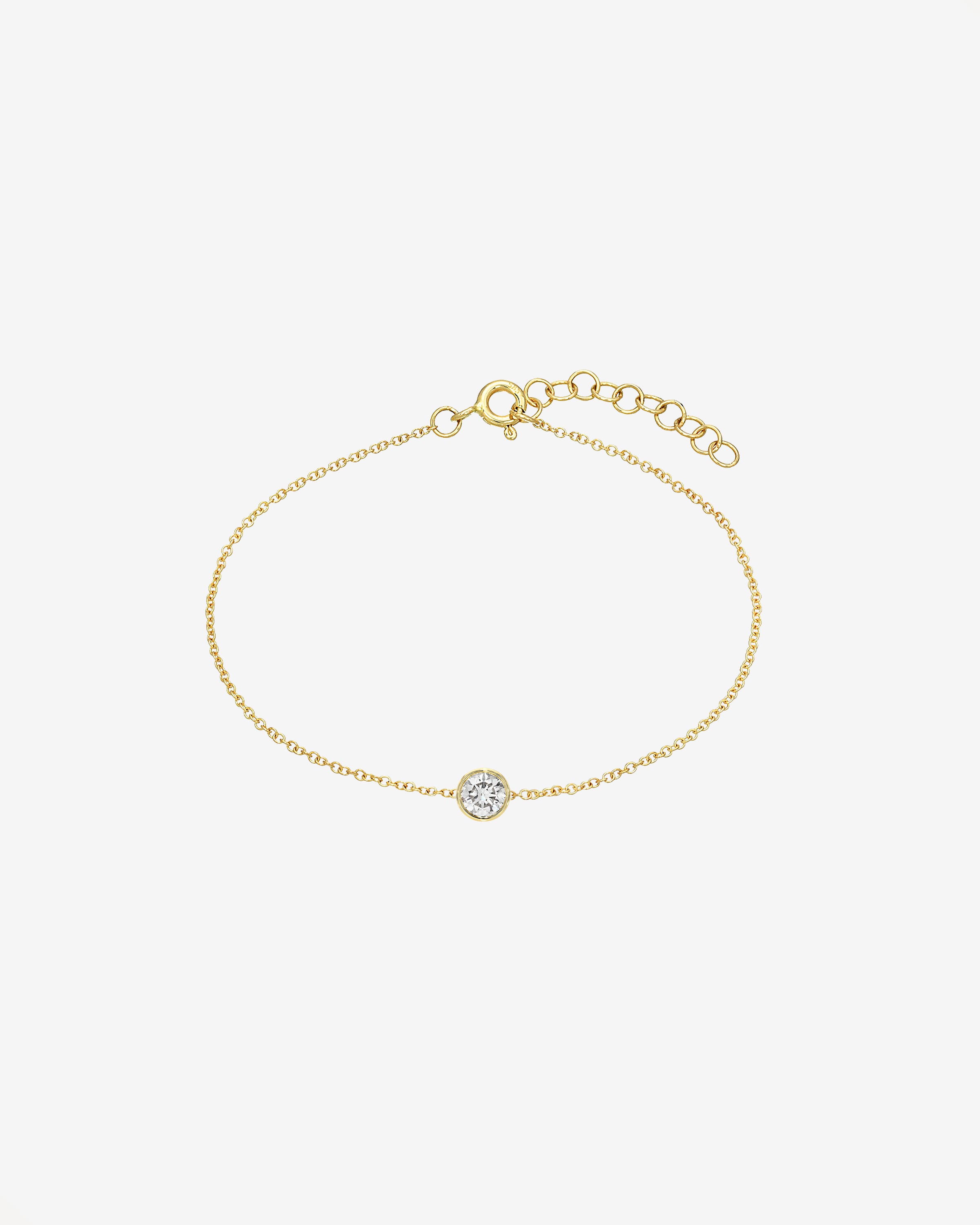 Lab Diamond Bezel Bracelet Zoe Lev Jewelry