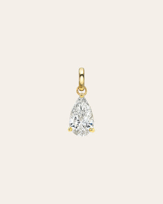 Lab Diamond Pear Pendant