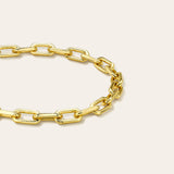 Large Open Link Chain Bracelet Vermeil Zoe Lev Jewelry