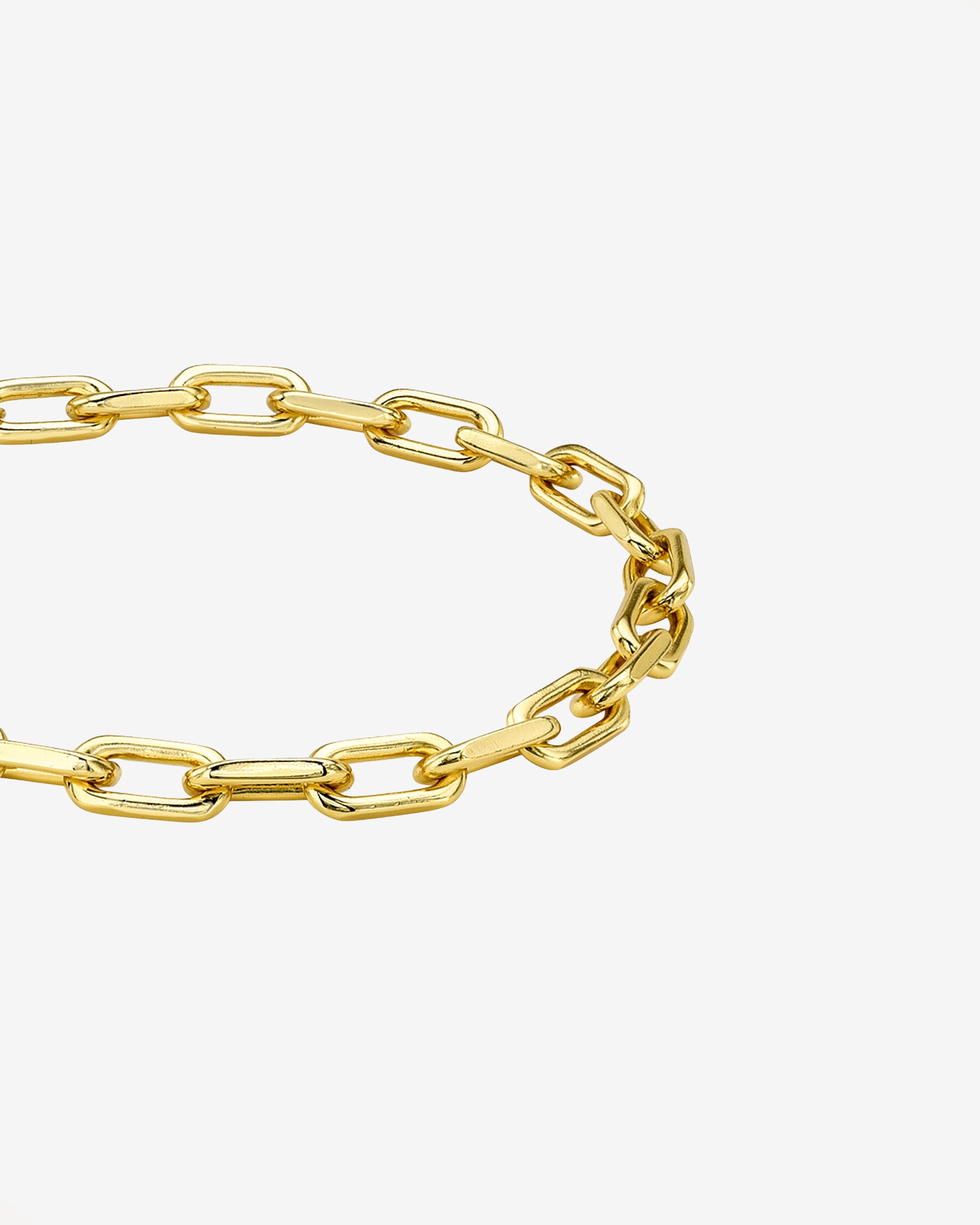 Large Open Link Chain Bracelet Vermeil Zoe Lev Jewelry