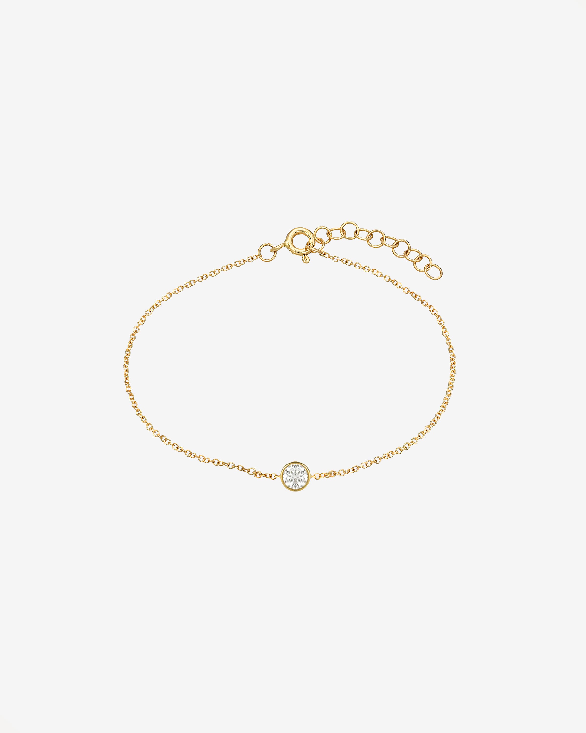 Large Bezel Diamond Bracelet Zoe Lev Jewelry