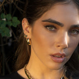 Gold Large Bubble Hoops SAMPLE SALE Zoe Lev Jewelry
