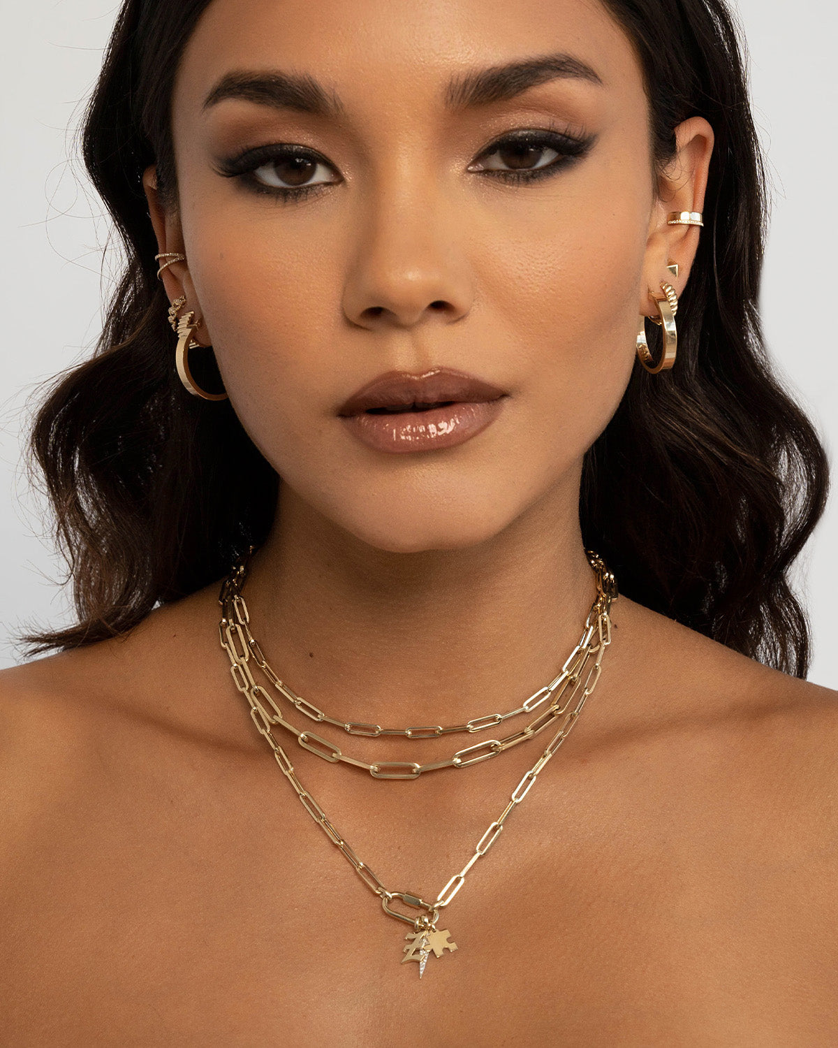 14K Gold Puzzle Piece Pendant Zoe Lev Jewelry