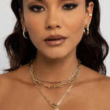 14K Gold Puzzle Piece Pendant Zoe Lev Jewelry