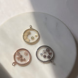 14K Rose Gold Charm Locket with Charms - Large SAMPLE SALE Zoe Lev Jewelry