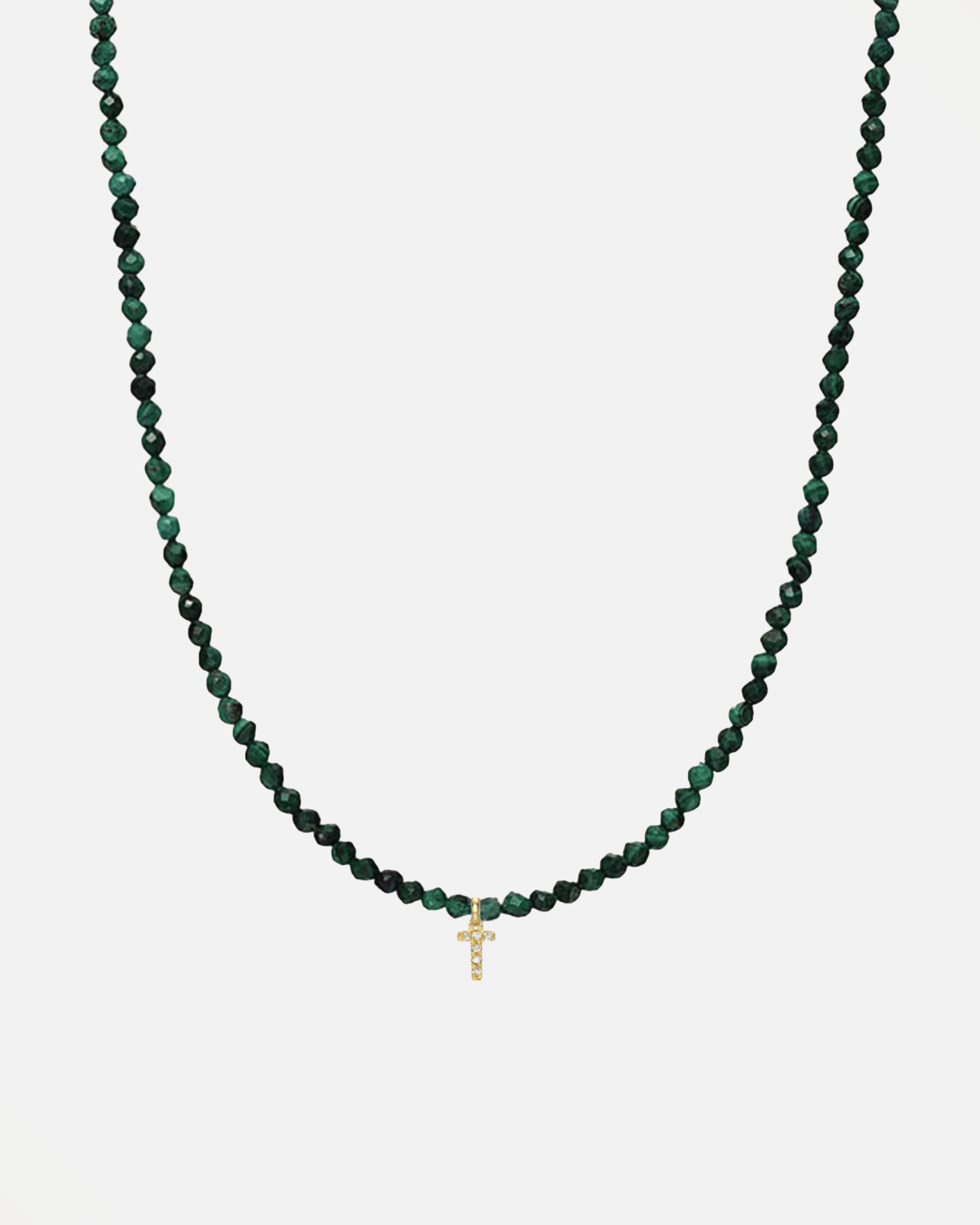 Malachite Bead Necklace Personalized Zoe Lev Jewelry