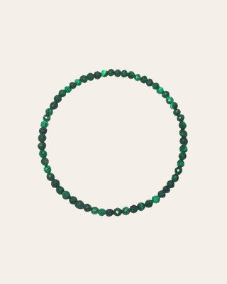 Malachite Bead Bracelet