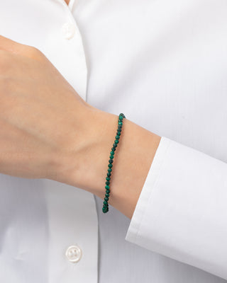 Malachite Bead Bracelet