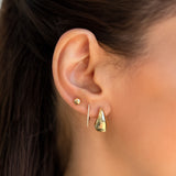 14K Gold Medium Teardrop Stud Earrings Studs Zoe Lev Jewelry