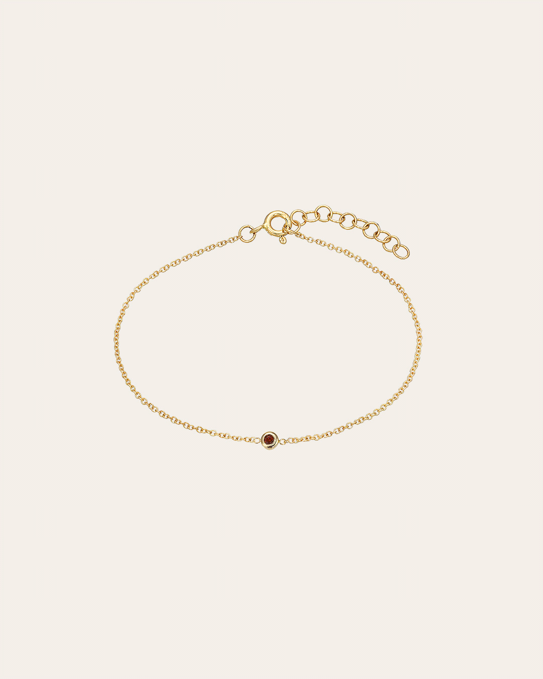 Mini Birthstone Bezel Bracelet Personalized Zoe Lev Jewelry