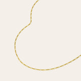Mini Figaro Chain Necklace Vermeil Zoe Lev Jewelry
