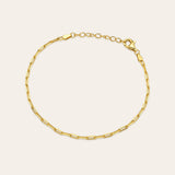 Mini Open Link Chain Bracelet Vermeil Zoe Lev Jewelry