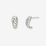 Mini Croissant Studs Vermeil Zoe Lev Jewelry