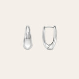 Mini Oval Dome Hoops Vermeil Zoe Lev Jewelry