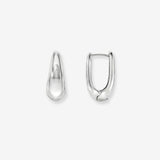 Mini Oval Dome Hoops Vermeil Zoe Lev Jewelry