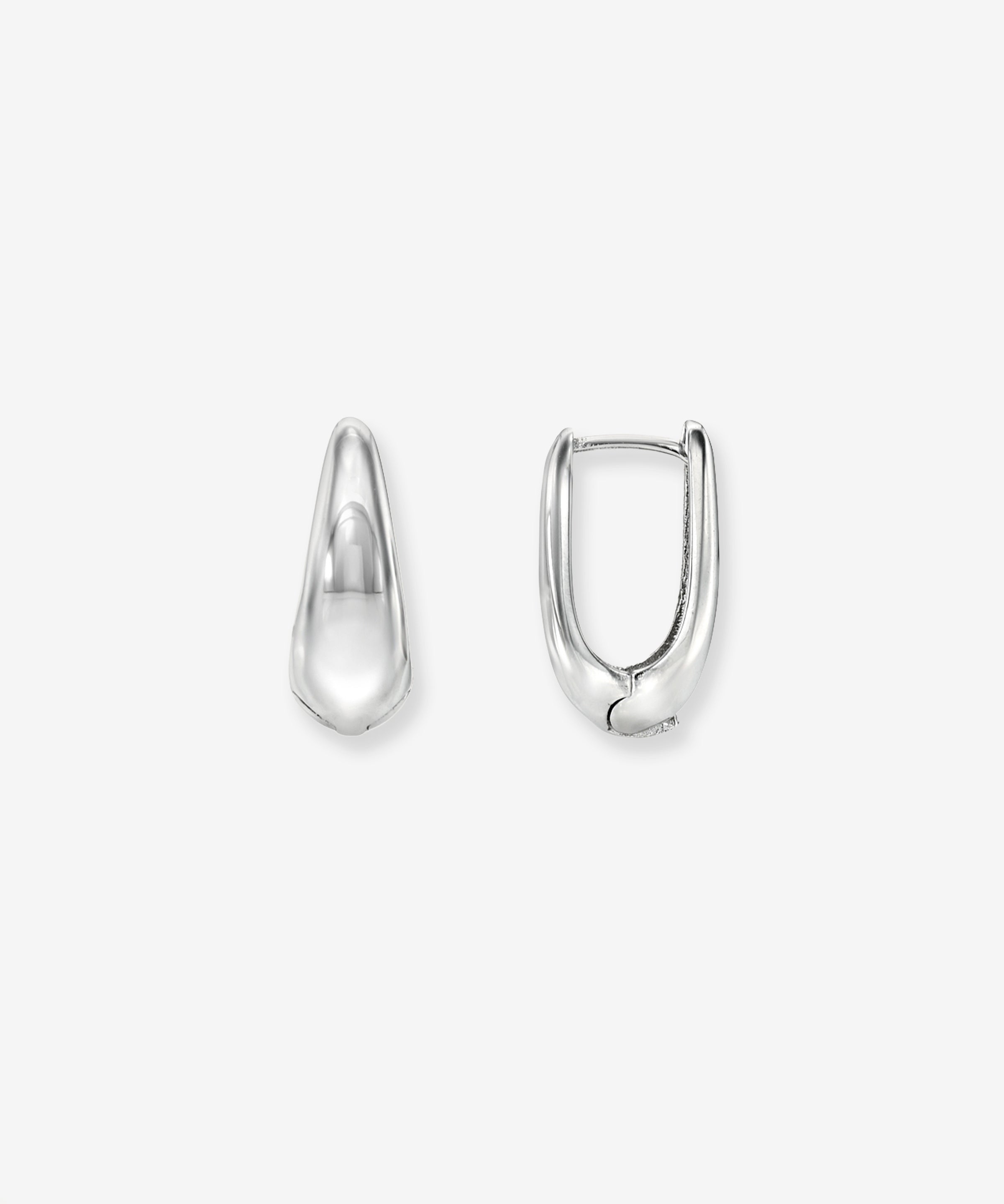 Mini Oval Dome Hoops Vermeil Zoe Lev Jewelry