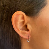 Mini Thick Oval Hoops Vermeil Zoe Lev Jewelry