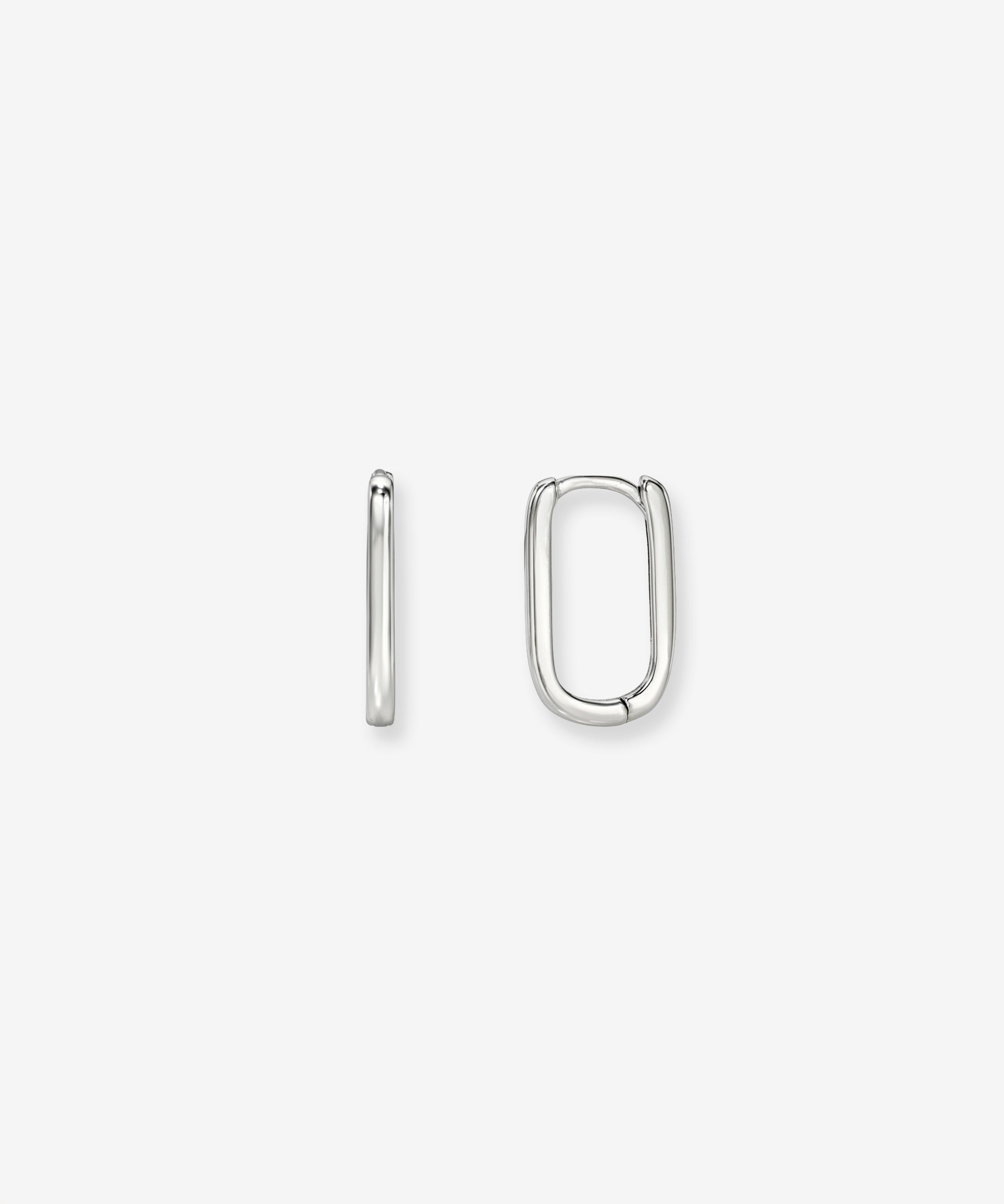 Mini Thick Oval Hoops Vermeil Zoe Lev Jewelry