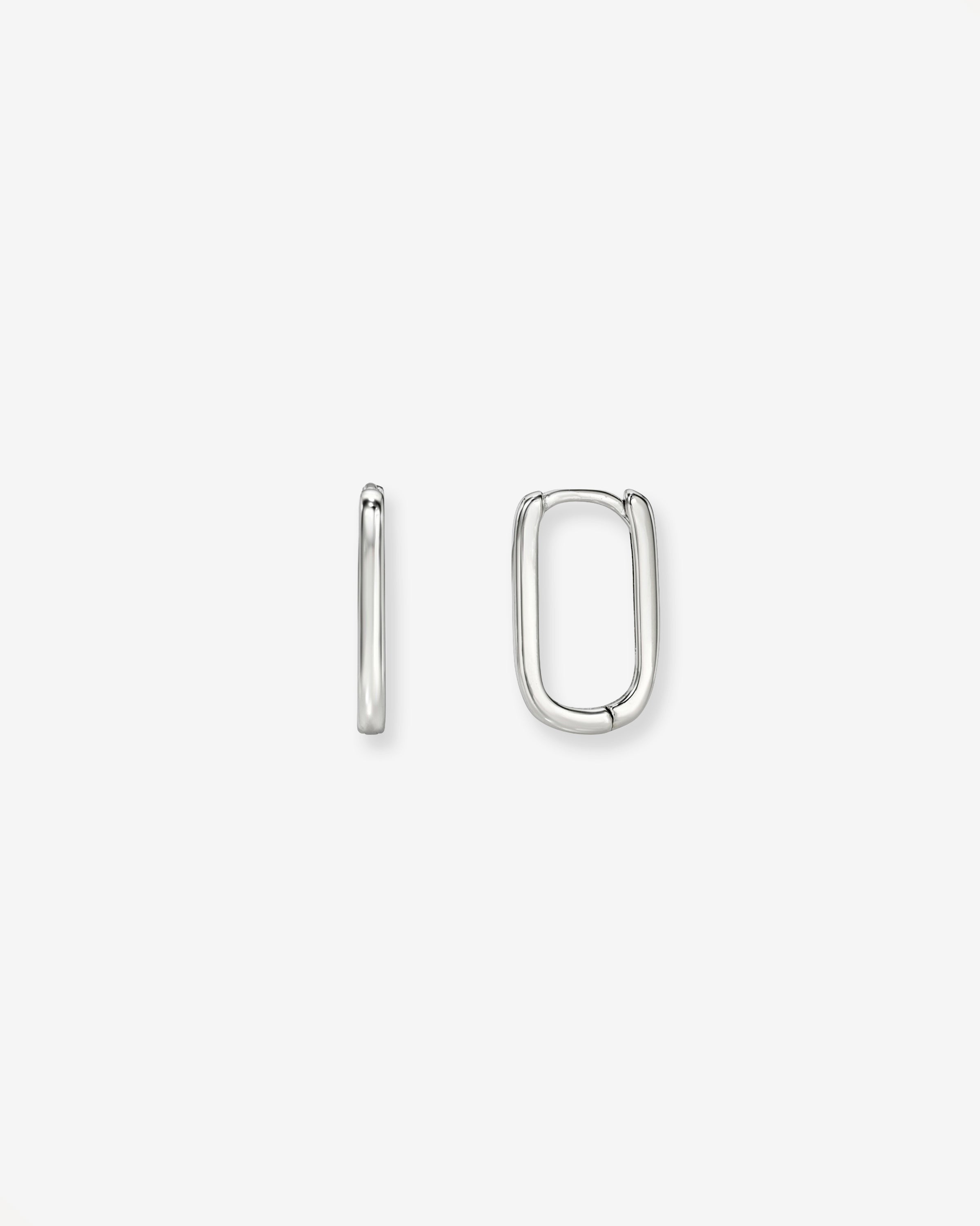Mini Thick Oval Hoops Vermeil Zoe Lev Jewelry