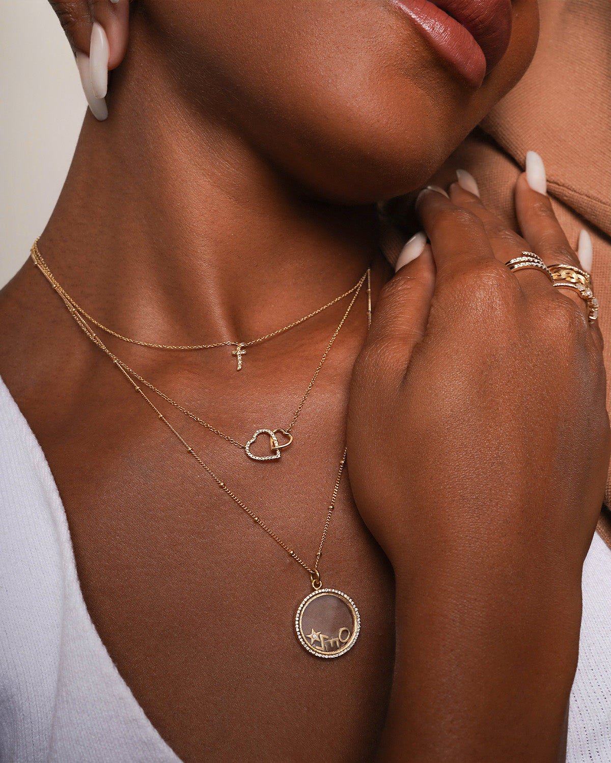 14k Gold Segment Chain Link Necklace Chains Zoe Lev Jewelry