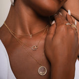 14k Gold Segment Chain Link Necklace Chains Zoe Lev Jewelry