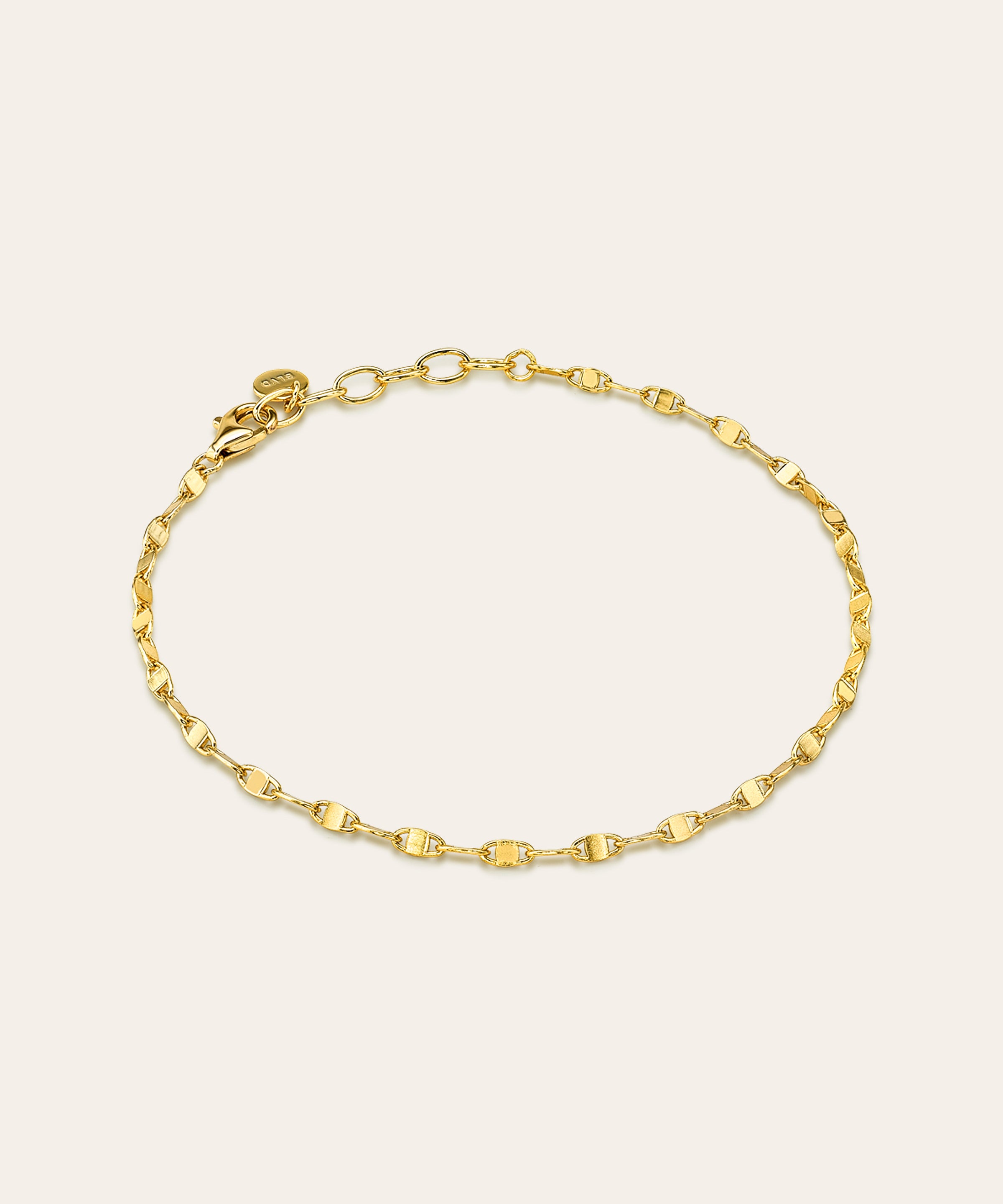 Mirror Chain Bracelet Vermeil Zoe Lev Jewelry
