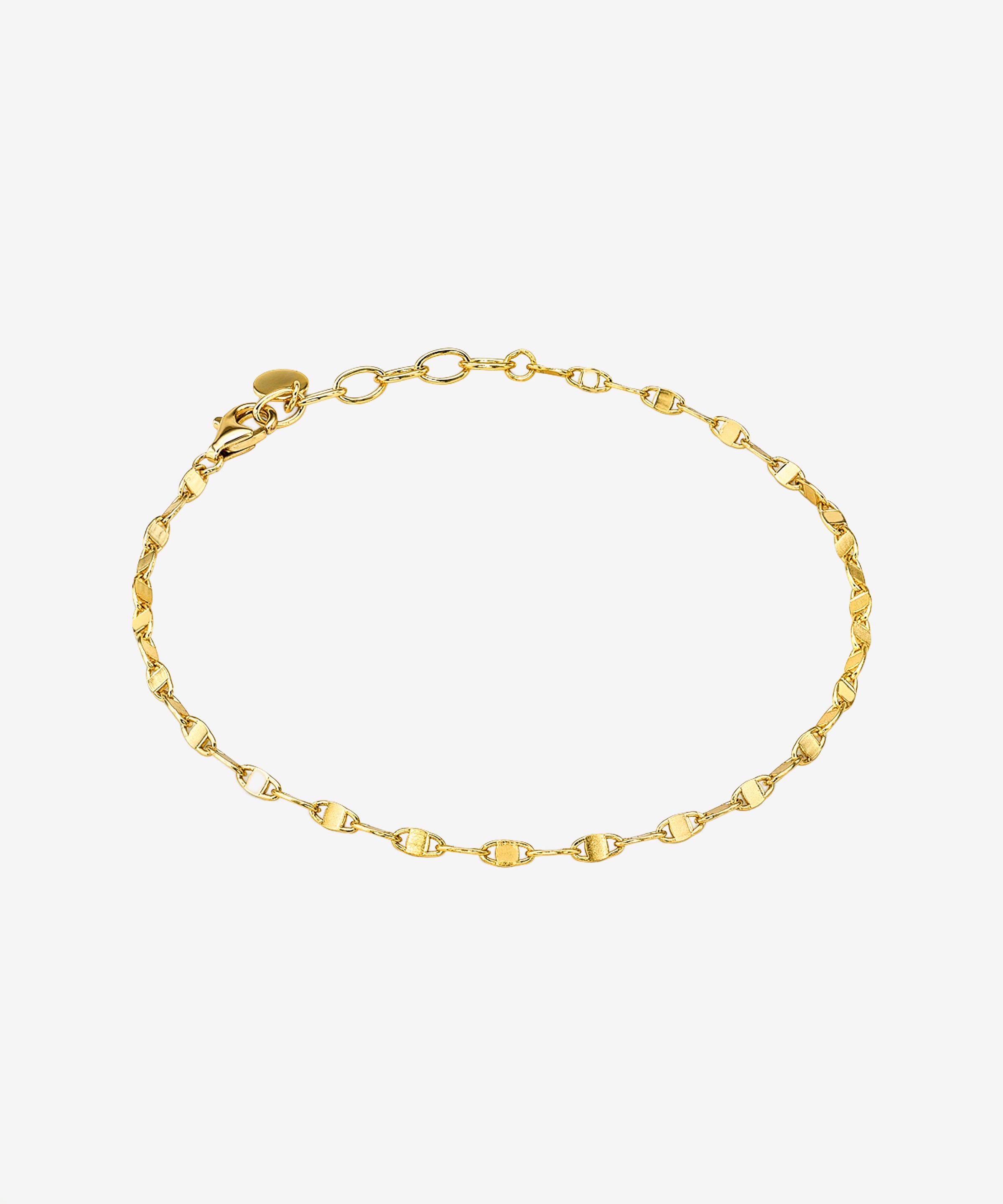 Mirror Chain Bracelet Vermeil Zoe Lev Jewelry
