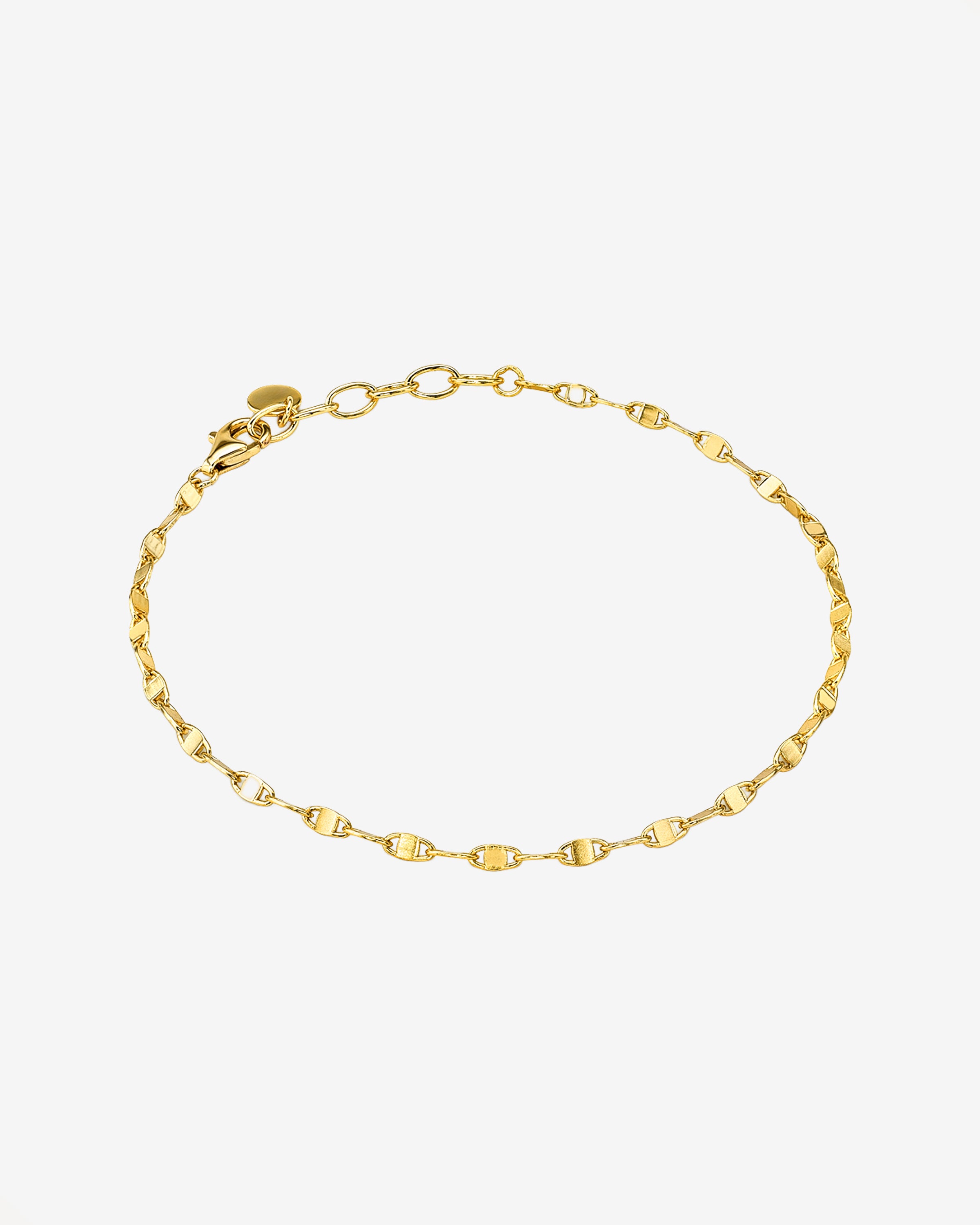 Mirror Chain Bracelet Vermeil Zoe Lev Jewelry
