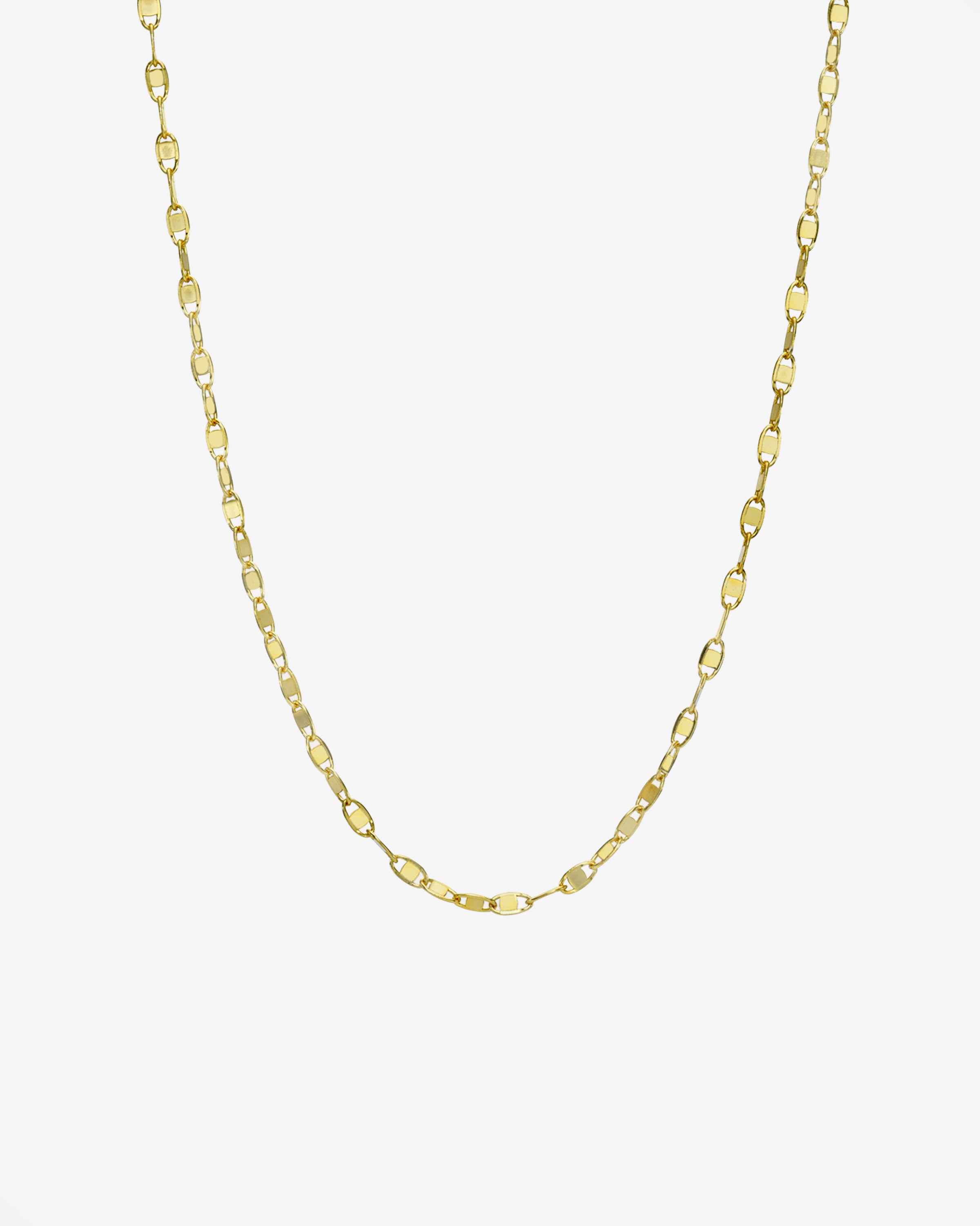 Mirror Chain Necklace Vermeil Zoe Lev Jewelry