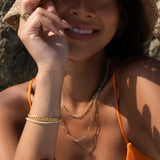 Open Link Segment Chain Necklace Vermeil Zoe Lev Jewelry