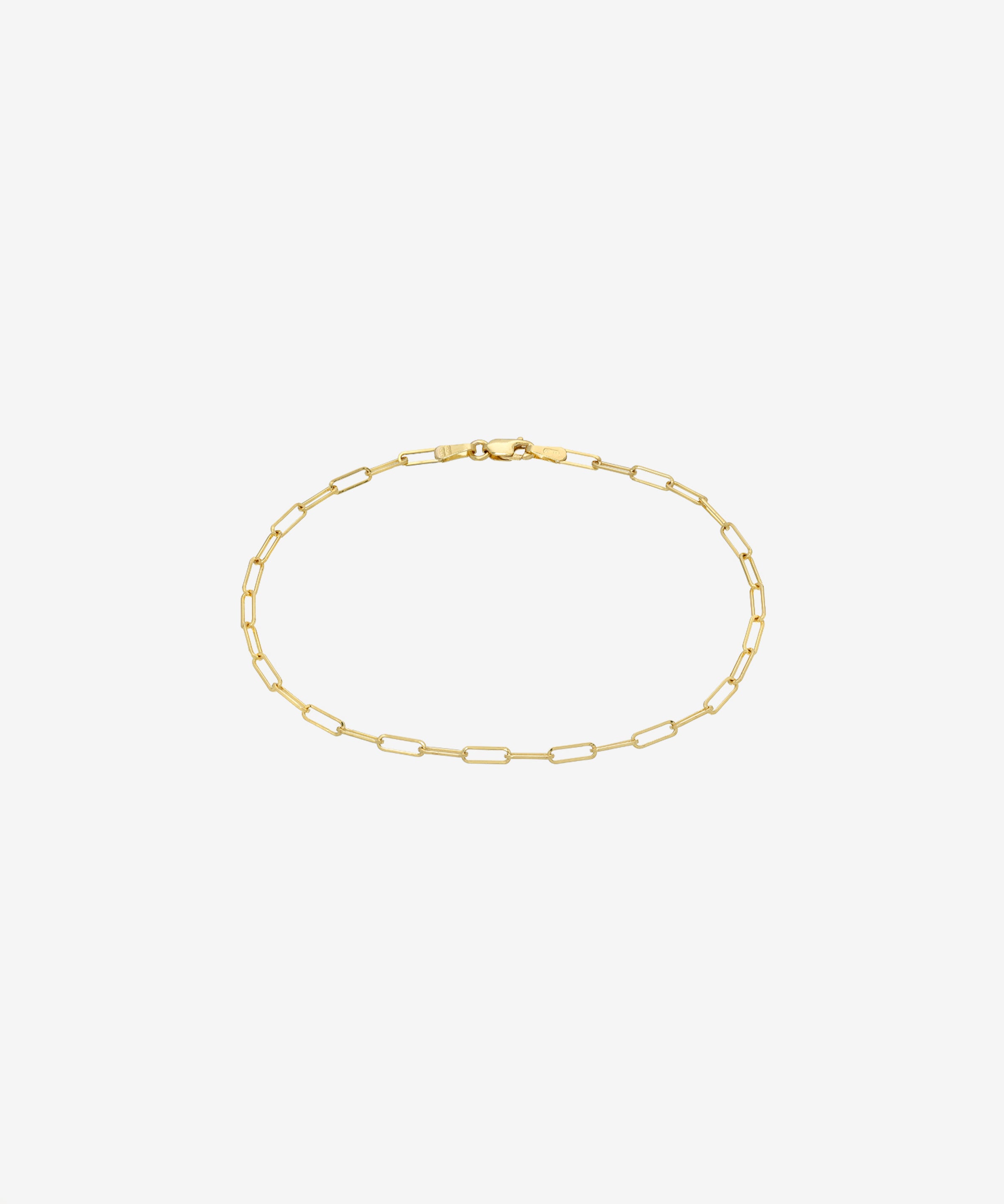 14k Gold Open Link Chain Bracelet Chains Zoe Lev Jewelry