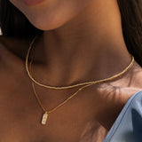 2mm Bead Necklace Zoe Lev Jewelry