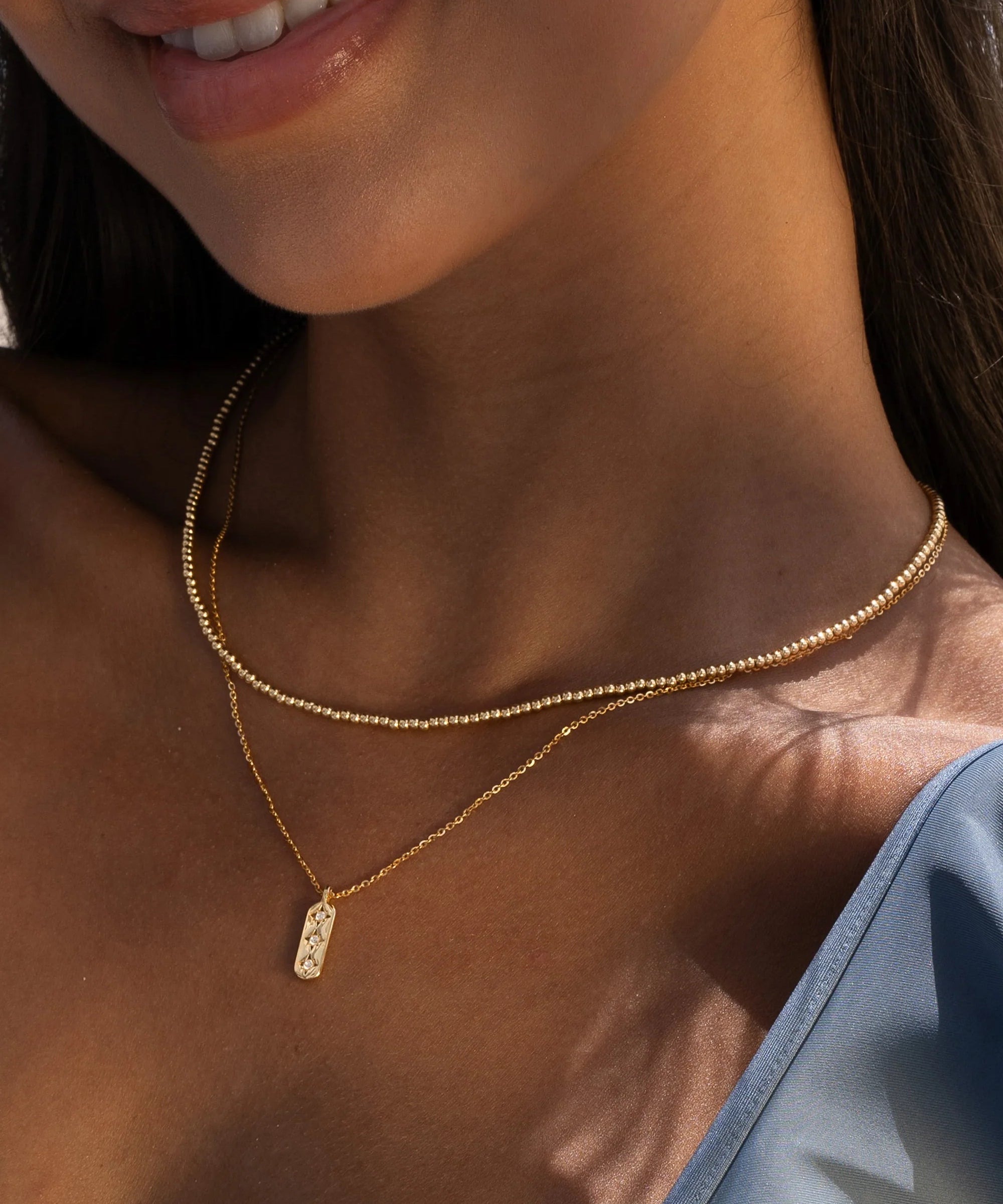 2mm Bead Necklace Zoe Lev Jewelry