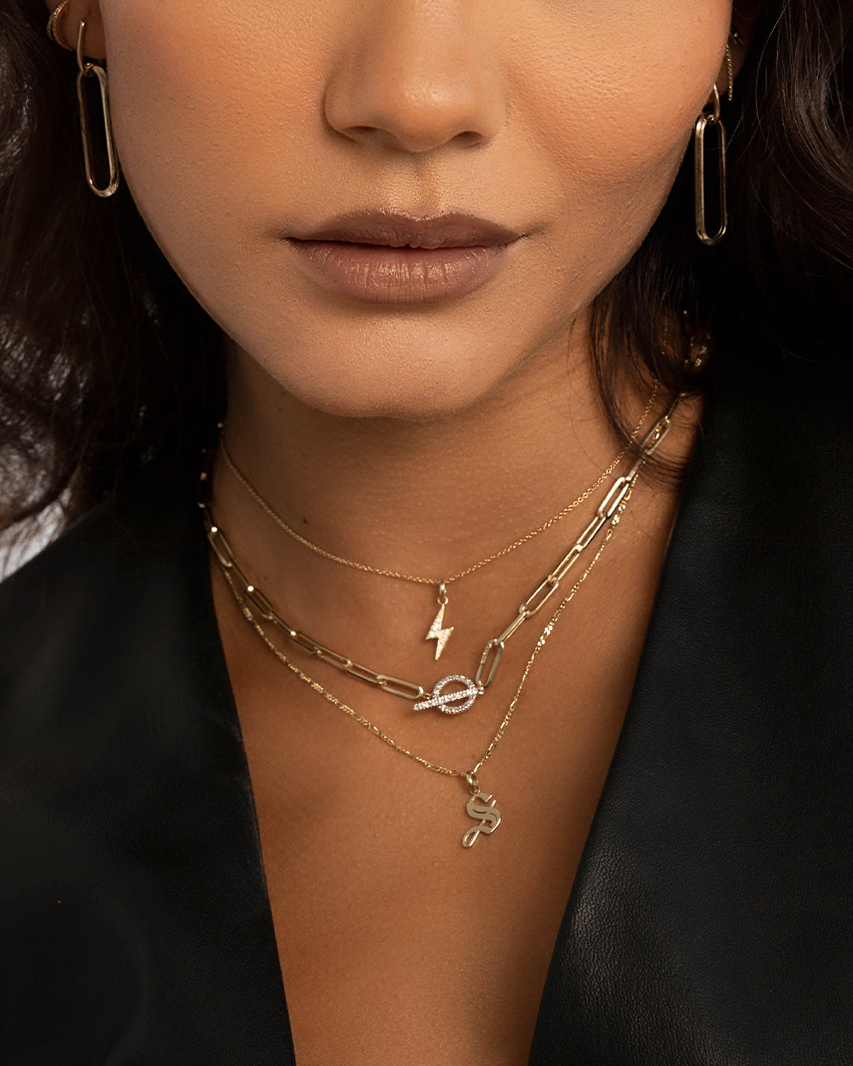 14k Gold Baby Figaro Chain Necklace Chains Zoe Lev Jewelry