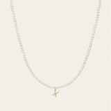 Pearl Bead Necklace Personalized Zoe Lev Jewelry 14K Yellow Gold Yes let's customize it!