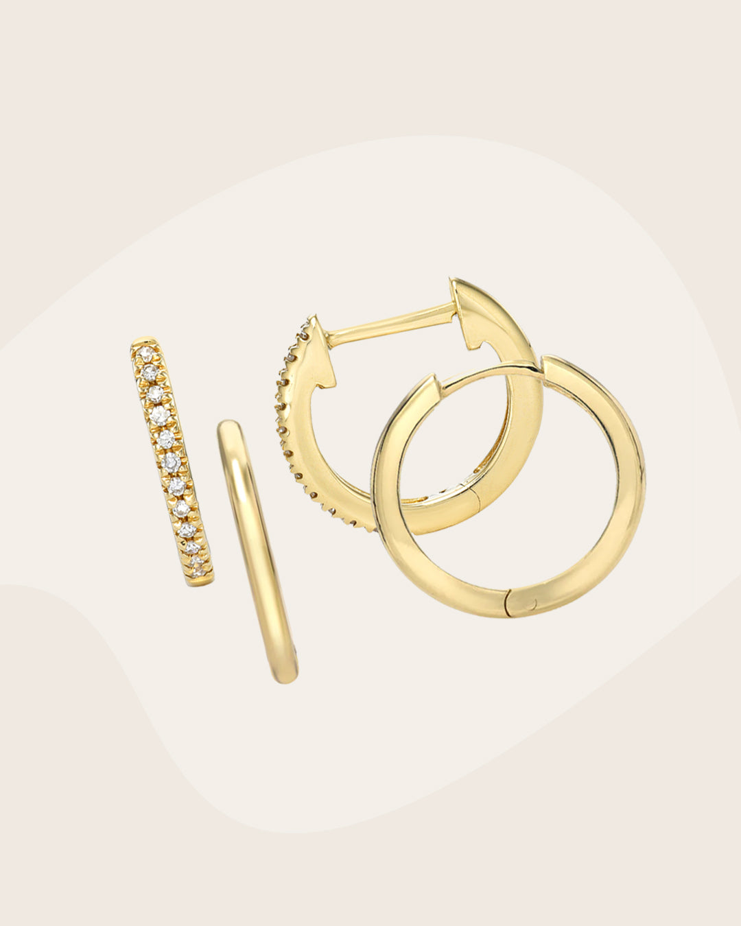 Perfect Pair Huggie Set Bundles Zoe Lev Jewelry